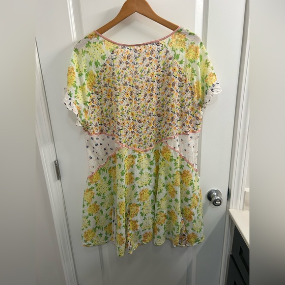 Free People Women's Wildflower Patchwork Mini Dress - Picture 4 of 5